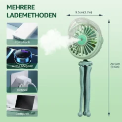 CMYBABEE USB Ventilator Handventilator Mini Fan, Ventilator Und Befeuchter 2 In 1 Design Clip Ventilator Für Kinderwagen, Zuhause & Büro 11 CMYBABEE USB Ventilator Handventilator Mini Fan, Ventilator Und Befeuchter 2 In 1 Design Clip Ventilator Für Kinderwagen, Zuhause & Büro -Luft Wrame Haus Geschaft 8587ea7ed31f2d284514105547d5cd55
