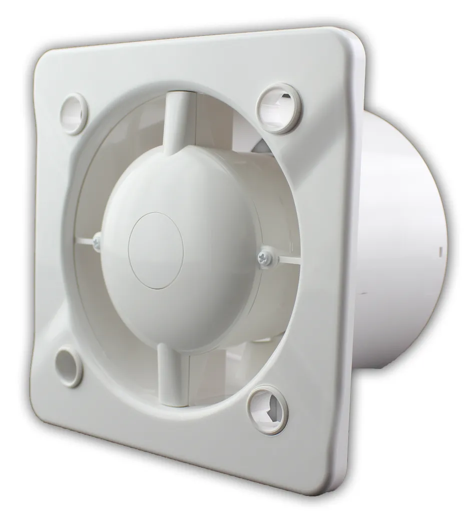 Badlüfter Lüfter Badventilator Wohnraumlüfter Kugellager Rückstauklappe Ø 125 Mm Standard Weiß Matt Gerade 2 Badlüfter Lüfter Badventilator Wohnraumlüfter Kugellager Rückstauklappe Ø 125 Mm Standard Weiß Matt Gerade – Bild 2