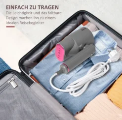 HOMCOM Dampfglätter Dampfbürste Faltbar Kleidung Hemden Dampfbügeleisen Mit 160 Ml Wassertank 1520 W Schnelles Aufheizen Aluminium Kunststoff Grau+Rosa 27,5 X 18,2 X 9 Cm 16 HOMCOM Dampfglätter Dampfbürste Faltbar Kleidung Hemden Dampfbügeleisen Mit 160 Ml Wassertank 1520 W Schnelles Aufheizen Aluminium Kunststoff Grau+Rosa 27,5 X 18,2 X 9 Cm -Luft Wrame Haus Geschaft 8b9c3aae547abba03f7c0057f0326af5