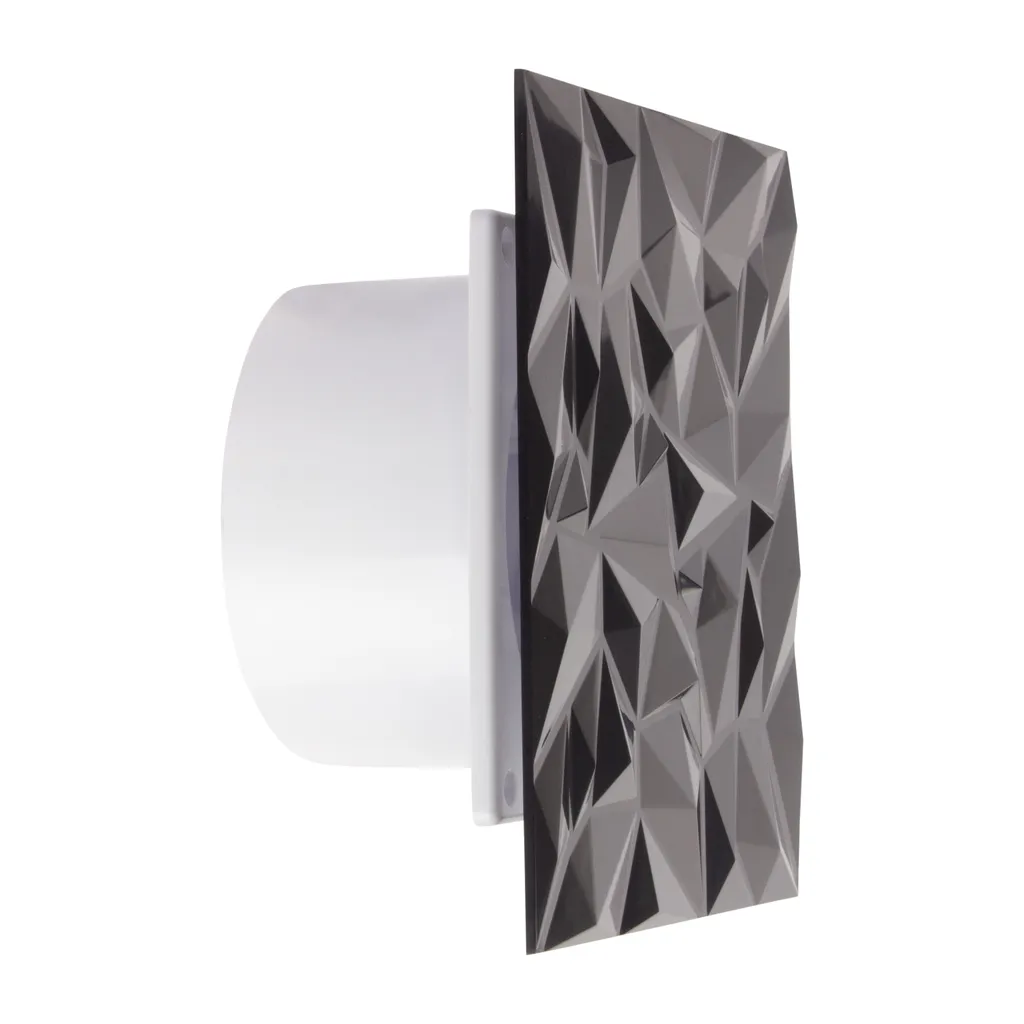 Badlüfter Wohnraumlüfter Badventilator Lüfter Bad Ventilator Badezimmer Wandlüfter Rückstauklappe Belüftung Abluft Zuluft Diamant Panel Anthrazit Ø 100 Mm Standard 3 Badlüfter Wohnraumlüfter Badventilator Lüfter Bad Ventilator Badezimmer Wandlüfter Rückstauklappe Belüftung Abluft Zuluft Diamant Panel Anthrazit Ø 100 Mm Standard – Bild 3
