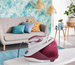Tefal SV9201E0 Dampfbügelstation Express Protect, 2800W 7,5 Bar, Weiß/Burgunder -Luft Wrame Haus Geschaft 8c91125185f2ed25267060dc6ddd5f30
