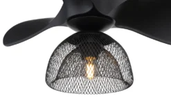 Globo Lighting JACKIE Deckenventilator Metall Schwarz Matt, 1xE27, 03560 -Luft Wrame Haus Geschaft 8cdbbefa26c484b74793b147853154e6