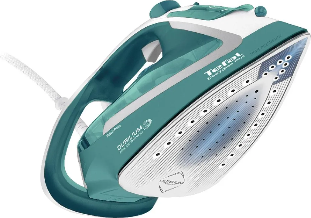 Tefal Dampfbügeleisen FV5737 Easygliss Plus 2500Watt Türkis/weiß 2 Tefal Dampfbügeleisen FV5737 Easygliss Plus 2500Watt Türkis/weiß – Bild 2