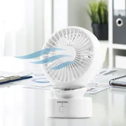Akku Ventilator USB Mini Leise Lüfter Tischventilator Handventilator Fan Wind -Luft Wrame Haus Geschaft 8e2c7d13f145599420d3a8c212cc7bf0