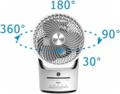 Fakir Prestige TVC 360 Tischventilator Extra Leise Mit Fernbedienung 3 Stufen -Luft Wrame Haus Geschaft 8e3377ed3f4971e8143edff6ec71b48e