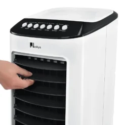 Juskys Mobile Klimaanlage Mit Fernbedienung, Schwingfunktion & Timer – Klimagerät 65 Watt 76 Cm – Luftkühler 3 Geschwindigkeiten – Weiß 30 Juskys Mobile Klimaanlage Mit Fernbedienung, Schwingfunktion & Timer – Klimagerät 65 Watt 76 Cm – Luftkühler 3 Geschwindigkeiten – Weiß -Luft Wrame Haus Geschaft 8e8e058b3ed38c24a6a41315b71d9ccf