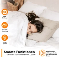 TRESKO® Ölradiator Weiß 2000W Elektroheizung Radiator Öl Heizkörper Heizung Timer 13 TRESKO® Ölradiator Weiß 2000W Elektroheizung Radiator Öl Heizkörper Heizung Timer -Luft Wrame Haus Geschaft 8eb60ad322c906288da701220827464f