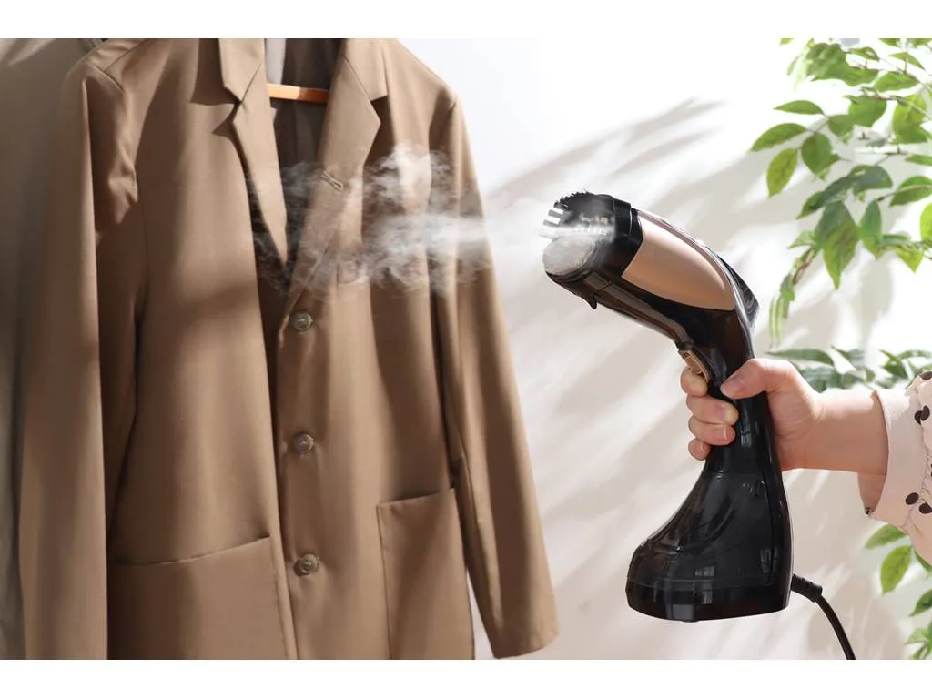 Swiss Pro Streamer Schwarz Dampfglätter 1100W-200ml Tragbares Handbügeleisen Für Reise & Zuhause 4 Swiss Pro Streamer Schwarz Dampfglätter 1100W-200ml Tragbares Handbügeleisen Für Reise & Zuhause – Bild 4