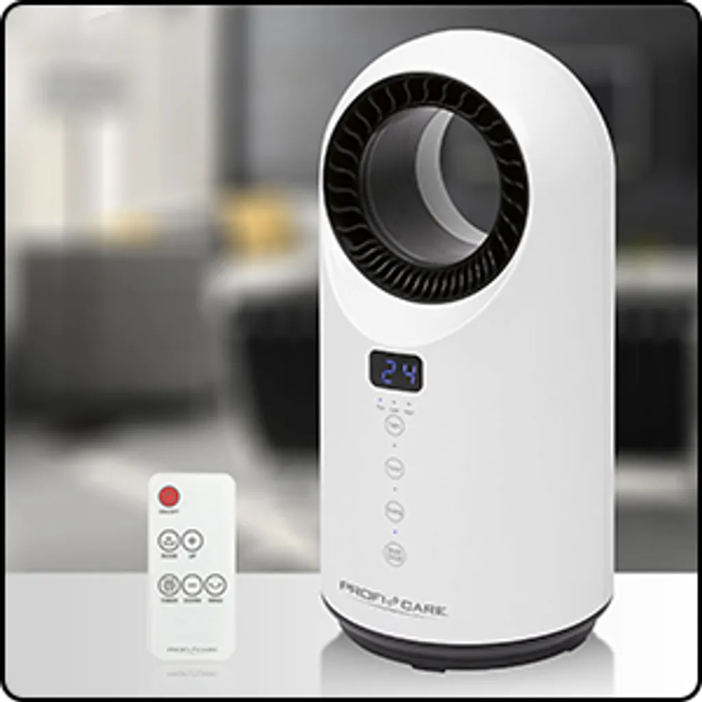 ProfiCare® 2in1 Keramik-Heizlüfter Und Tischventilator, Leise, Sicher U. Effizient Mit PTC-Keramik-Heizelement Heizen, Robuster Ventilator Und Heizlüfter Inkl. Fernbedienung – PC-HL 3086 1 ProfiCare® 2in1 Keramik-Heizlüfter Und Tischventilator, Leise, Sicher U. Effizient Mit PTC-Keramik-Heizelement Heizen, Robuster Ventilator Und Heizlüfter Inkl. Fernbedienung – PC-HL 3086