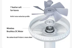Smartmi Standventilatoren Kabellos Fan 3, EU-Version, Weiß -Luft Wrame Haus Geschaft 93741f7291653d60da19c542b45bdf06