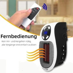 2er 500W 220V Steckdosen Heizlüfter Mini Heizung | Elektroheizer | Heizgerät Elektroheizer Plug In Heater Heizgerät Energie Sparen Mit Fernbedienung -Luft Wrame Haus Geschaft 93fcf17c08c3ae4b938ddc9dc0ff6c3a