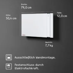 STIEBEL ELTRON Duo-Wandkonvektor CND 100, 1 KW, Für Ca. 10 M², LC-Display, Wochenschaltuhr, 234814 -Luft Wrame Haus Geschaft 950fd36109f91a1535c38c33407f8847