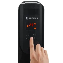 Juskys Elektroheizung Ölradiator 2500 Watt - Heizung Elektrisch Mit 3 Stufen, Thermostat, 12 H-Timer & Überhitzungsschutz - Radiator Schwarz 23 Juskys Elektroheizung Ölradiator 2500 Watt - Heizung Elektrisch Mit 3 Stufen, Thermostat, 12 H-Timer & Überhitzungsschutz - Radiator Schwarz -Luft Wrame Haus Geschaft 95e28ca6a37d25bbc6060b4ece528ffc