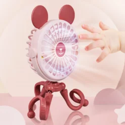 CMYBABEE Tragbare Fan Octopus Ventilator Mit Teleskop Stativ 3-Speed Einstellung Mit Nachtlicht Usb-Lade Geeignet Für Kinderwagen/Camping/Auto Sitz [2022 Neu] -Luft Wrame Haus Geschaft 95e57d4b0472aa9f7e17baa4f7f53aa7