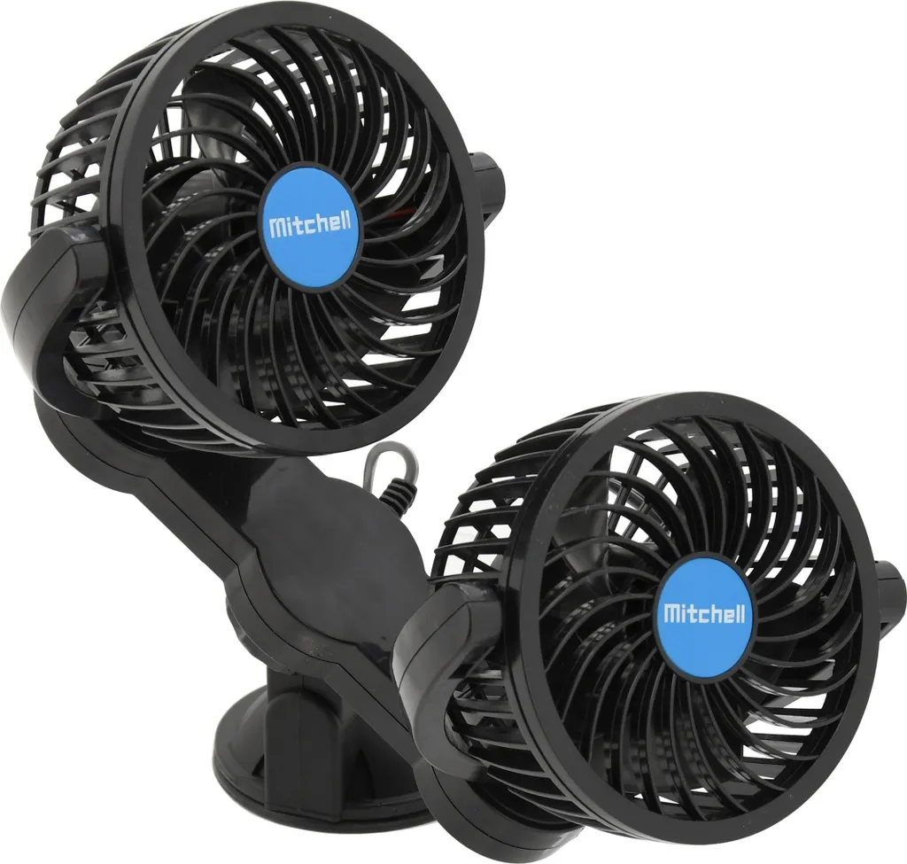Compass 07222 - Ventilator Mitchell DUO 2x108mm 12V Mit Saugnapf 5 Compass 07222 - Ventilator Mitchell DUO 2x108mm 12V Mit Saugnapf – Bild 5