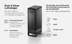 BRAUN Luftreiniger BFD104BE2 SCAN & CLEAN Raumgröße: 129 M² Dreifachfiltrierungssystem Schwarz 28 BRAUN Luftreiniger BFD104BE2 SCAN & CLEAN Raumgröße: 129 M² Dreifachfiltrierungssystem Schwarz -Luft Wrame Haus Geschaft 9a76900e6f73173010187e8925a680ae