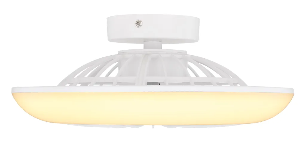 Globo Lighting Deckenventilator Metall Weiß, Matt, Kunststoff Opal, Kunststoff Weiß, Mehrere Stufen über Wandschalter, Memoryfunktion, Weitere Funktionen: NEW, 3 Stufen: Licht/Ventilator/beides, Max. Motorleistung 5W, Optimale Raumnutzung 7m², Abkühlung, Geschwindigkeitsstufen 1500 RPM, ø: 300mm, H: 120mm, Inkl. LED 18W 230V, 2100lm Source, 1400lm Output, 3000K 5 Globo Lighting Deckenventilator Metall Weiß, Matt, Kunststoff Opal, Kunststoff Weiß, Mehrere Stufen über Wandschalter, Memoryfunktion, Weitere Funktionen: NEW, 3 Stufen: Licht/Ventilator/beides, Max. Motorleistung 5W, Optimale Raumnutzung 7m², Abkühlung, Geschwindigkeitsstufen 1500 RPM, ø: 300mm, H: 120mm, Inkl. LED 18W 230V, 2100lm Source, 1400lm Output, 3000K – Bild 5