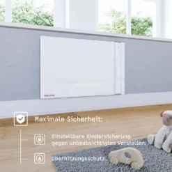 STIEBEL ELTRON Duo-Wandkonvektor CND 100, 1 KW, Für Ca. 10 M², LC-Display, Wochenschaltuhr, 234814 -Luft Wrame Haus Geschaft 9c0c13bf99d2ec07599068b7062ce1ae