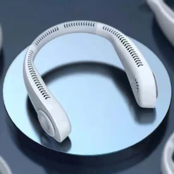 Tragbarer Halsventilator Nackenventilator Tragbare Ventilator Für Outdoor USB Fan Miniventilator Halsventilator（Weiß） -Luft Wrame Haus Geschaft 9c4099505bc064191beb0dfd8911e41a