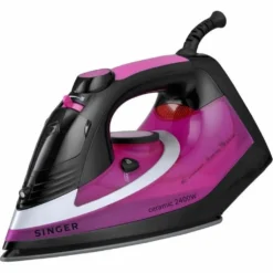 Bügeleisen - SINGER STI-1740 - Kalkschutz - Horizontaler Und Vertikaler Dampfstrahl - 2600 W - Bügelsohle Aus Edelstahl -Luft Wrame Haus Geschaft 9c9cd7550fb9bad76e5939bd38465b3c