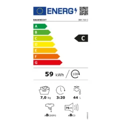 BAUKNECHT BW 719 C Waschmaschine Frontlader 7 KG -Luft Wrame Haus Geschaft 9d06ab89a0d3b219829f76d8b20b0186