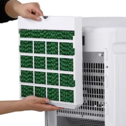 Monzana Luftkühler MZ804 4in1 Fernbedienung 8L Tank Timer Mobil Luftbefeuchter Ventilator Klimaanlage Ionisator Luftkühler LED Display Aircooler Klimagerät -Luft Wrame Haus Geschaft a0abbc3819581cdf5abbd51d25841b96