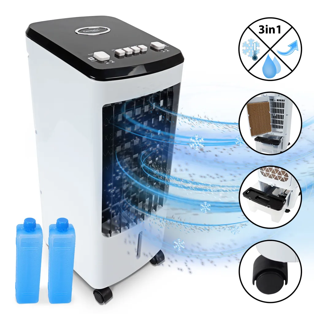 GERMATIC Luftkühler 3in1 Ca. H60 Cm Air Cooler 1 GERMATIC Luftkühler 3in1 Ca. H60 Cm Air Cooler