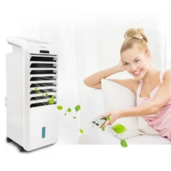 Aigostar Koud - Luftkühler, Mobile Klimaanlage, Leise, Ventilator Mit Fernbedienung, 55W, 5L, 3 Geschwindigkeitsstufen, Klimagerät Ohne Abluftschlauch, Aircooler 3 In 1, Verdunstungskühlung, 7H Timer 14 Aigostar Koud - Luftkühler, Mobile Klimaanlage, Leise, Ventilator Mit Fernbedienung, 55W, 5L, 3 Geschwindigkeitsstufen, Klimagerät Ohne Abluftschlauch, Aircooler 3 In 1, Verdunstungskühlung, 7H Timer -Luft Wrame Haus Geschaft a17cb3cf35413b66be803e3b4e3c220a
