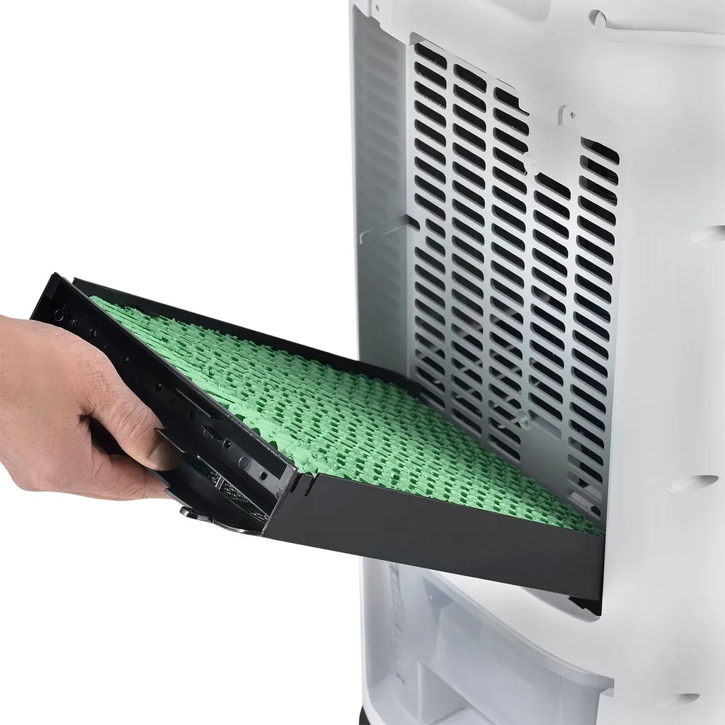 Juskys Mobile Klimaanlage Mit Fernbedienung, Schwingfunktion & Timer – Klimagerät 65 Watt 76 Cm – Luftkühler 3 Geschwindigkeiten – Weiß 14 Juskys Mobile Klimaanlage Mit Fernbedienung, Schwingfunktion & Timer – Klimagerät 65 Watt 76 Cm – Luftkühler 3 Geschwindigkeiten – Weiß – Bild 14