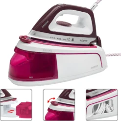 Bomann DBS 6034 CB Dampfbügelstation, Superglide-Keramiksohle, 3,5 Bar Dampfdruck, Elektronisches Anti-Tropf-System, 2300W, Weiß-flieder 20 Bomann DBS 6034 CB Dampfbügelstation, Superglide-Keramiksohle, 3,5 Bar Dampfdruck, Elektronisches Anti-Tropf-System, 2300W, Weiß-flieder -Luft Wrame Haus Geschaft a230b9997c133ce51c9da1413000d2d9