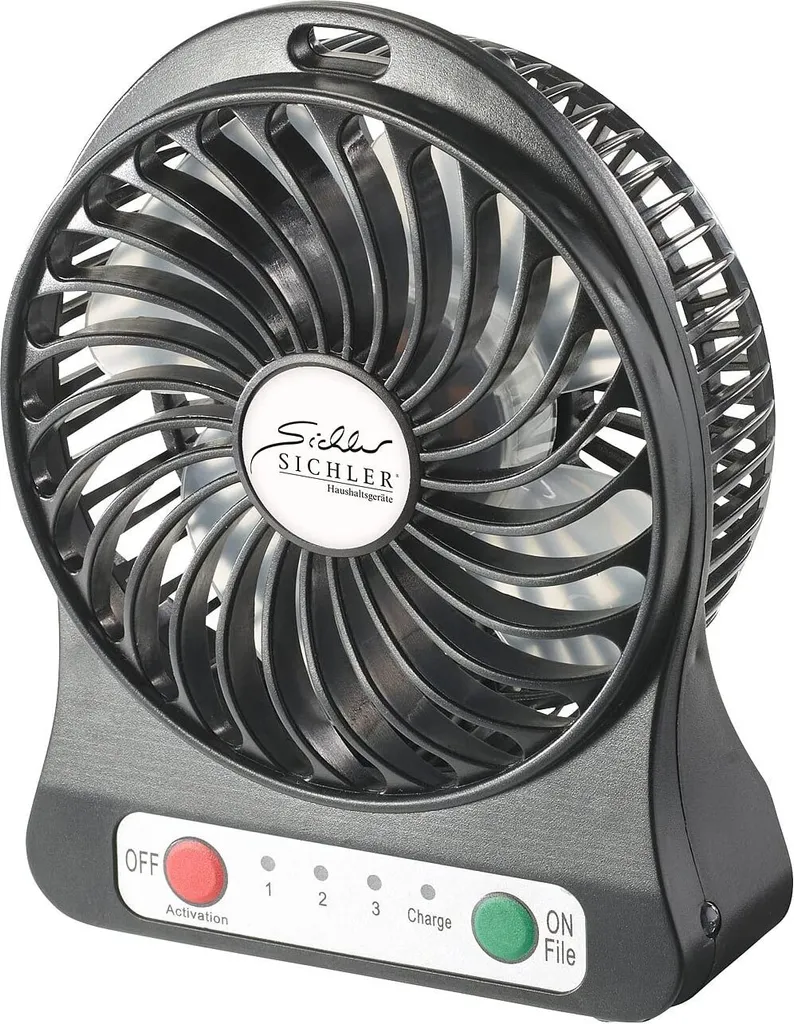 3in1 Akku Tisch-Ventilator Mit Powerbank-Funktion + Leuchte / Lampe 1.800 MAh Auto Camping 5 3in1 Akku Tisch-Ventilator Mit Powerbank-Funktion + Leuchte / Lampe 1.800 MAh Auto Camping – Bild 5