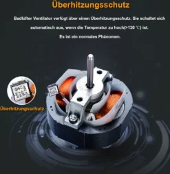 Badlüfter Nachlauffunktion Timer Ø 100mm Ventilator Mit Rückflussleitblech Wandlüfter Luftzufuhr 95r [m³/h] Weiß -Luft Wrame Haus Geschaft a3322895f9ab6ff82626fc5d3b400774