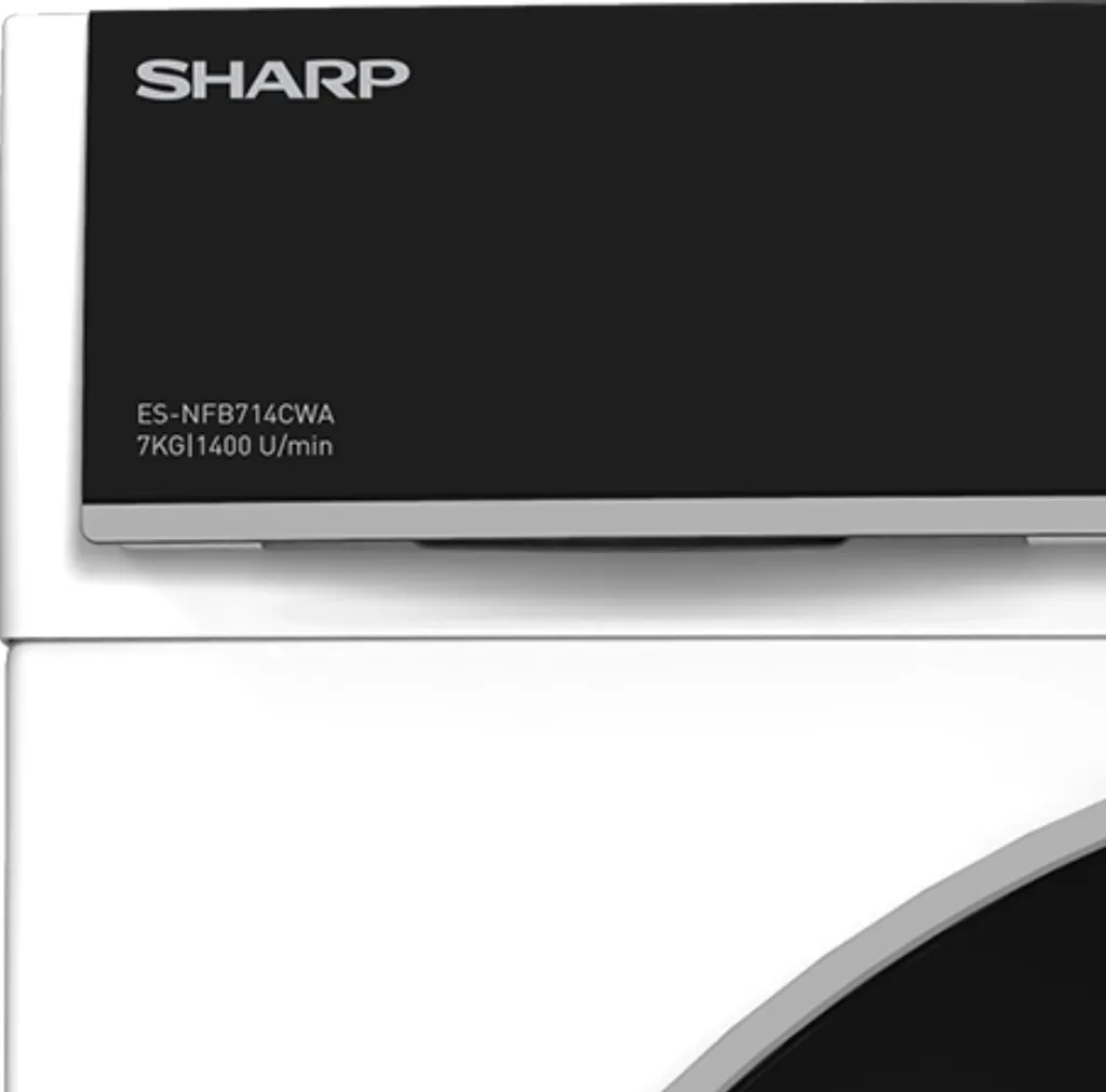 Sharp ES-NFB714CWA-DE Waschmaschine 7kg 1400 U/min 4 Sharp ES-NFB714CWA-DE Waschmaschine 7kg 1400 U/min – Bild 4