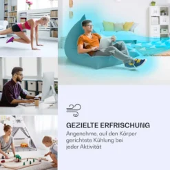 Klarstein Skyscaper Ice Smart Klimaanlage 4-in-1: Luftkühler, Ventilator, Luftbefeuchter & Ionisation - WiFi - 6 L Wassertank - Oszillation - 30 W - 210 M³/h - Timer - Klimagerät Ohne Abluftschlauch - Mobiles Klimagerät 12 Klarstein Skyscaper Ice Smart Klimaanlage 4-in-1: Luftkühler, Ventilator, Luftbefeuchter & Ionisation - WiFi - 6 L Wassertank - Oszillation - 30 W - 210 M³/h - Timer - Klimagerät Ohne Abluftschlauch - Mobiles Klimagerät -Luft Wrame Haus Geschaft a3db1cf77df387c0c14725afcfae9f1a 1