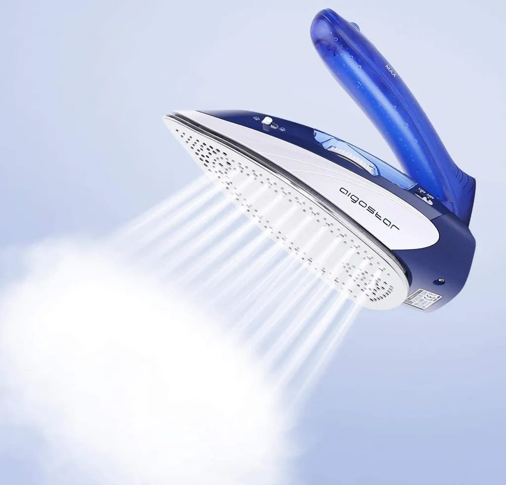 Aigostar Reise-Dampfbš¹geleisen Kleines Mini Dampf Bš¹geleisen Leichtes Reisebš¹geleisen Tragbar Faltbarer Griff Dampfbš¹geleisen Mehrere Temperaturstufen Reisedampfbš¹geleisen 1100W 80ml Wassertank 1 Aigostar Reise-Dampfbš¹geleisen Kleines Mini Dampf Bš¹geleisen Leichtes Reisebš¹geleisen Tragbar Faltbarer Griff Dampfbš¹geleisen Mehrere Temperaturstufen Reisedampfbš¹geleisen 1100W 80ml Wassertank