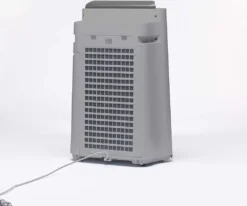 SHARP UA-HD50E-L Luftreiniger (mit Befeuchtungsfunktion, Verbesserung Der Luftqualität, Ideal Für Allergiker, Drei Stufen Filtersystem, HEPA-Filter, Räume Bis Zu 38 M²) Hellgrau [Energieklasse A] -Luft Wrame Haus Geschaft a69f4e577287d560e62cfcd8c09355db