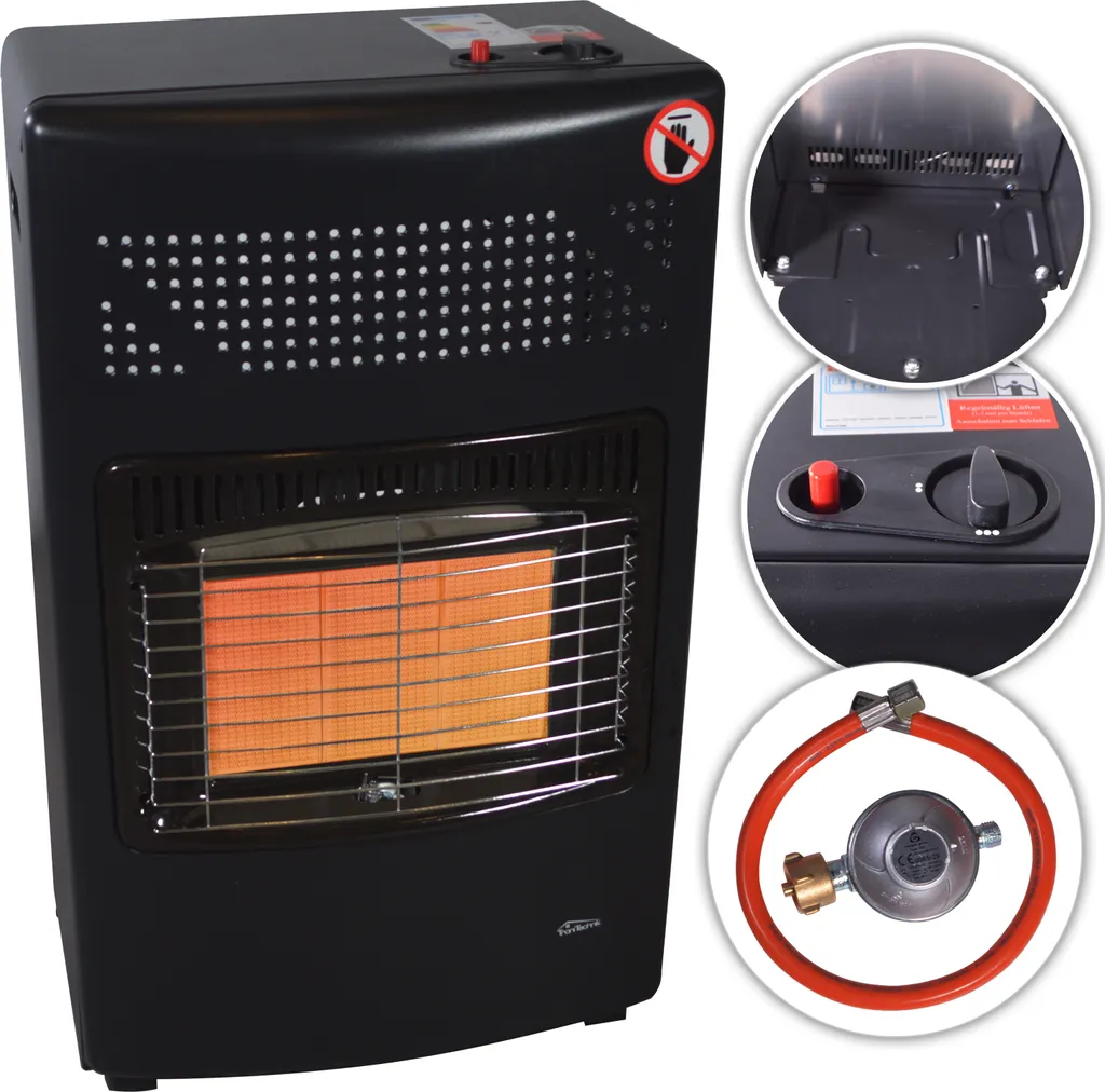 TroniTechnik Gas- Heizgerät Für Propangas Mit Nennleistung 4,2KW Inkl. Zubehör 1 TroniTechnik Gas- Heizgerät Für Propangas Mit Nennleistung 4,2KW Inkl. Zubehör