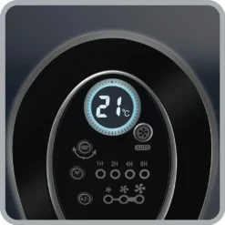 Rowenta VU 6670 F0 Turmventilator Schwarz/silber -Luft Wrame Haus Geschaft a80d41bf70ca8409ed59a63f8efdb1e9