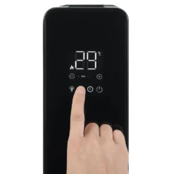 Juskys Elektroheizung Ölradiator 2500W - Wi-Fi Steuerung, Fernbedienung & Touch-Display - Energiesparender Radiator, 2 Heizstufen, 24h Timer - Schwarz -Luft Wrame Haus Geschaft a830bde8dda5145117e463fbfef2ed5b