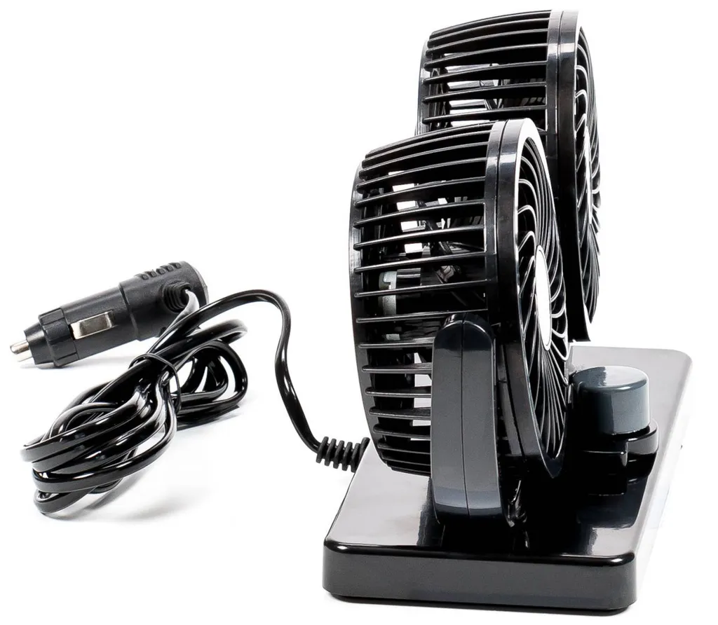 Auto Ventilator Doppellüfter ALL Ride, Vertikal Und Horizontal Einstellbar, 2 Leistungsstufen 8 Watt 15 Watt, 12 Volt 3 Auto Ventilator Doppellüfter ALL Ride, Vertikal Und Horizontal Einstellbar, 2 Leistungsstufen 8 Watt 15 Watt, 12 Volt – Bild 3