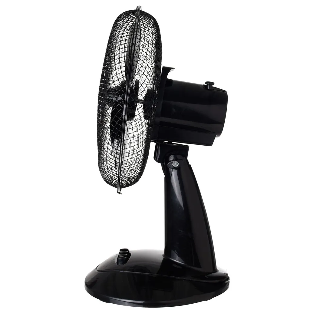 LEX XXL Tischventilator Ventilator Ø30 Cm, 3 Geschwindigkeiten, Oszillation, 50cm, Farbe:Schwarz 6 LEX XXL Tischventilator Ventilator Ø30 Cm, 3 Geschwindigkeiten, Oszillation, 50cm, Farbe:Schwarz – Bild 6