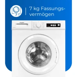 Exquisit Waschmaschine WA7014-060D Weiss | 7 Kg Fassungsvermögen | Weiß -Luft Wrame Haus Geschaft a96b12d0e64ae22f03712a7f9ea7a051