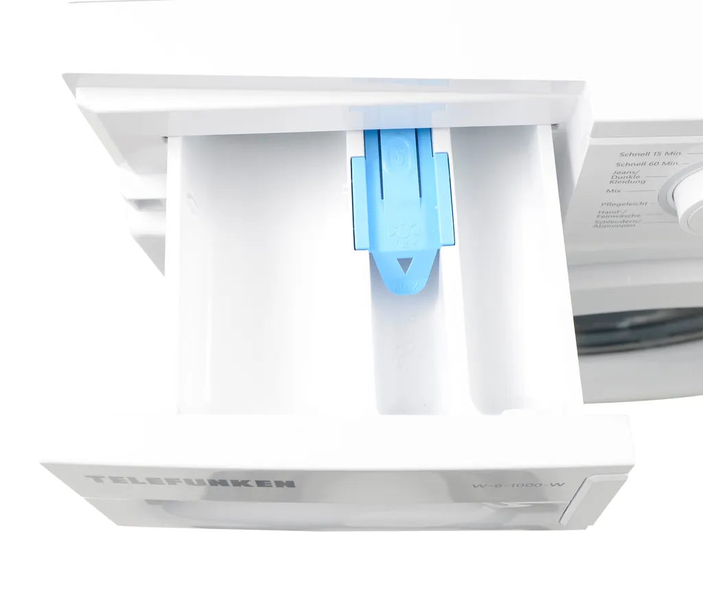 Telefunken W-6-1000-W Waschmaschine (6 Kg / 1000 U/Min) Mit LED Display, Mengenautomatik Und Überlaufschutz 5 Telefunken W-6-1000-W Waschmaschine (6 Kg / 1000 U/Min) Mit LED Display, Mengenautomatik Und Überlaufschutz – Bild 5