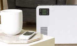 Elektroheizer Heizer Heizung Konvektor Konvektionsheizung 2300W Elektroheizung Heizung Heizkörper ✓ APP WiFi Funktion Inkl. Fernbedienung ✓ LCD-Display ✓ Timer ✓ Weiß ✓ TUYA -Luft Wrame Haus Geschaft ab4b0e1f9073003126163c589d9276b5