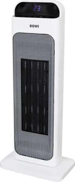 Rowi Keramik-Turmheizlüfter HKT 2000/2/1 ODF, Display Fernbedienung