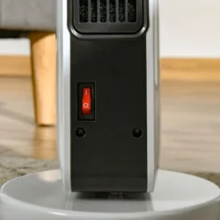 HOMCOM Heizgerät Heizlüfter 2200W Elektroheizer Keramik Heizturm Mit Fernbedienung 8-Stunden-Timer Oszillation Heizer Heizung ABS PA Weiß+Schwarz 21 X 21 X 73 Cm -Luft Wrame Haus Geschaft abb638ea02a6dfca0b8e71aca1cc06cd