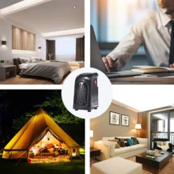 350W Steckdosen Heizlüfter Mini Heizung Elektroheizer Keramik Heizgerät Energiesparend Lufterhitzer Plug Heater Energie Sparen 220V Schwarz Retoo -Luft Wrame Haus Geschaft ac5fc87fb8dc305bf4b48866413f6b52