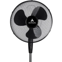 AERSON Standventilator Ventilator Windmaschine Luftkühler Oszillierend 50W Schwarz -Luft Wrame Haus Geschaft ac920e1828655c171052bea26a48afed