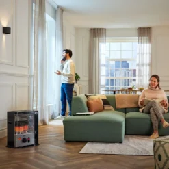 Qlima Heizofen R 8128S C-2 Edelstahl Schwarz 5,2 L -Luft Wrame Haus Geschaft aca0db58fb4c82d1b9872f81334a34bb