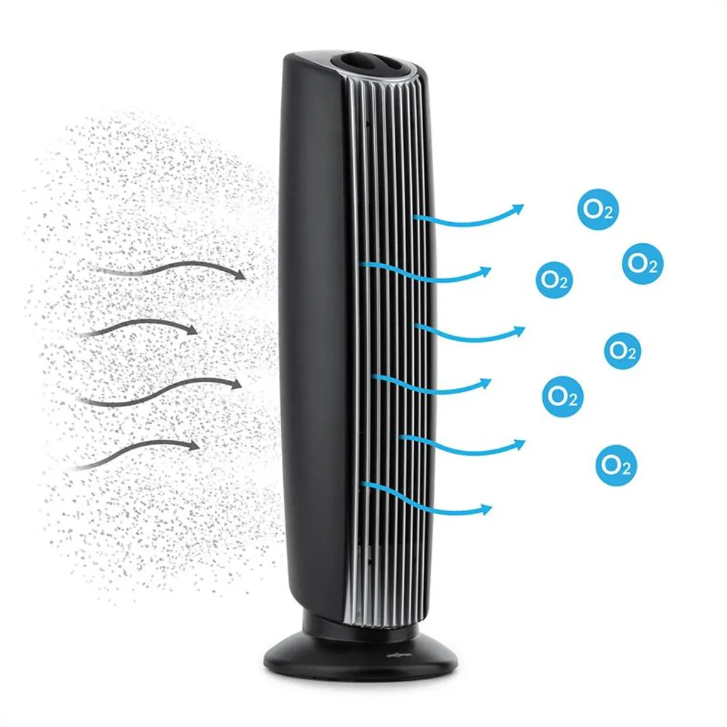 St. Oberholz XL 3in1 Luftreiniger Ionisator Ozon 18" Schwarz/silber 3 St. Oberholz XL 3in1 Luftreiniger Ionisator Ozon 18" Schwarz/silber – Bild 3